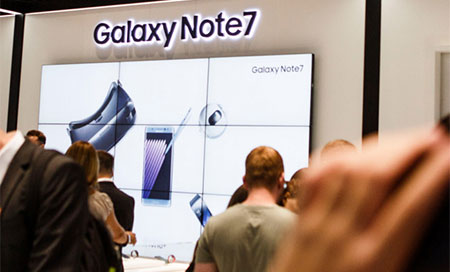 Galaxy Note7 Samsung gastará más de 1.000 millones de dólares en la retirada del Galaxy Note 7